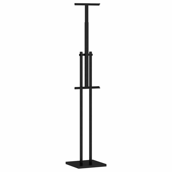 Стендове за търговски прояви Черно 26,5 x 26,5 x 150 см Стомана