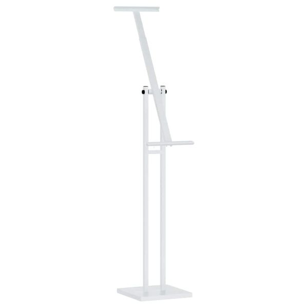 Стендове за търговски прояви Бяло 26,5 x 26,5 x 127 см Стомана