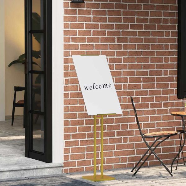 Стендове за търговски прояви Златист 26,5 x 26,5 x 150 см