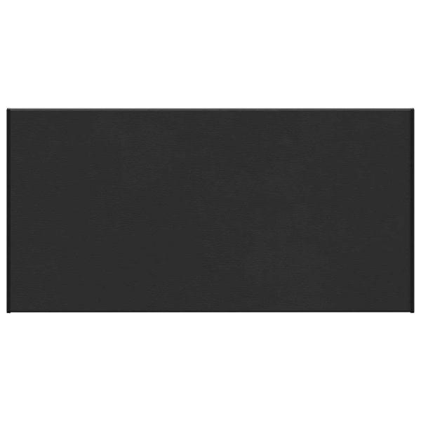 Перваз за прозорец Черен с дървесна шарка 60 x 40 x 4,5 см ПВЦ