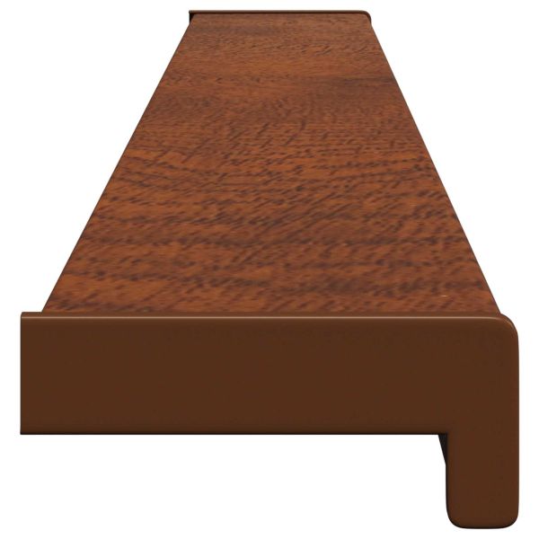 Перваз за прозорец Кафяво дърво 120 x 15 x 4,5 см ПВЦ