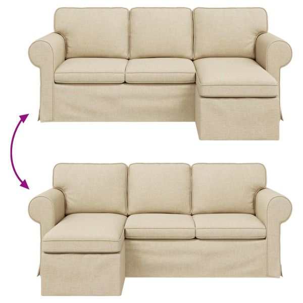 Диван 160cm Крем Метал