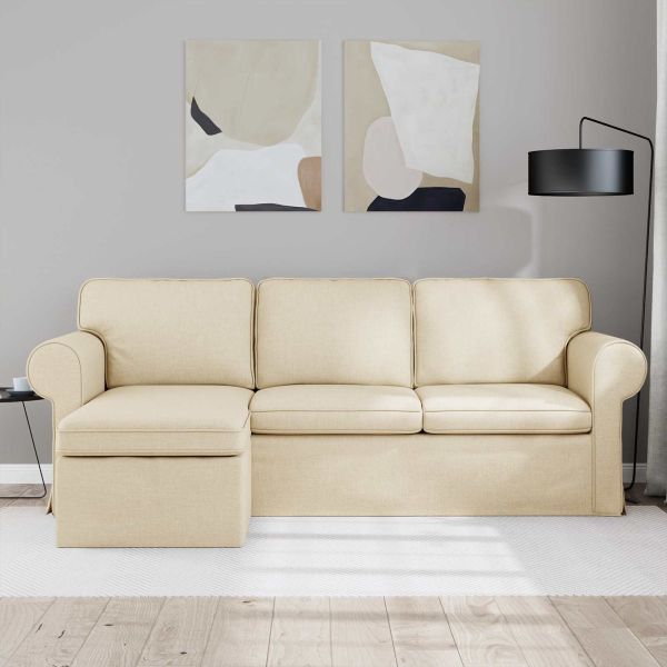 Диван 180cm Крем Метал