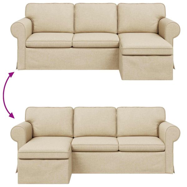 Диван 180cm Крем Метал