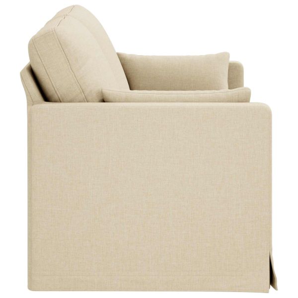 Диван 140cm Крем Метал