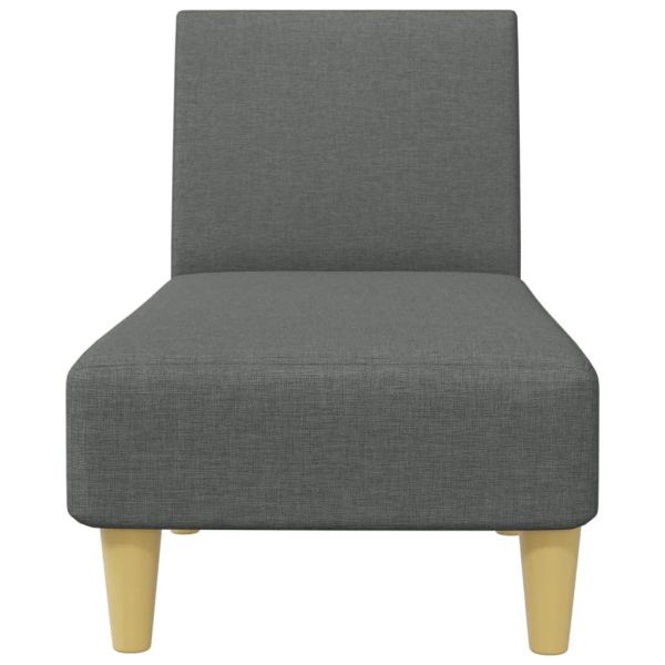 Комплект дивани 2 части тъмносив текстил