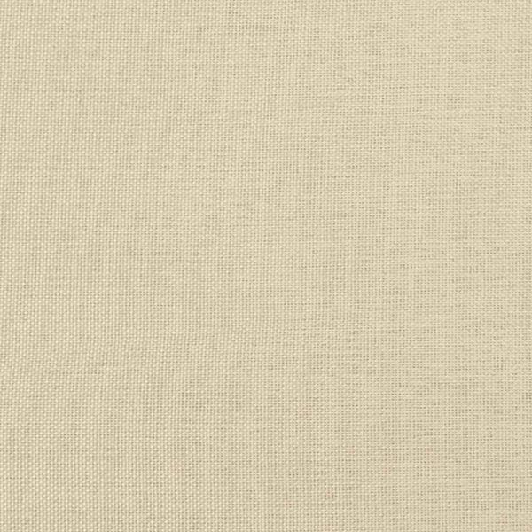 Рамка за легло без матрак, кремава, 160x200 см, плат