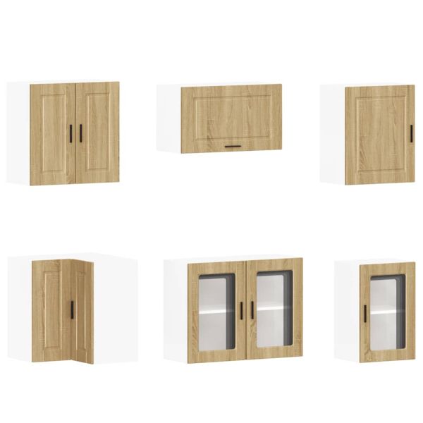 Комплект кухненски шкафове от 11 части Porto, инженерно дърво