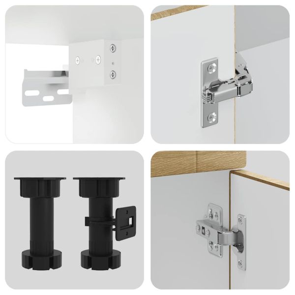 Комплект кухненски шкафове от 14 части Porto, инженерно дърво