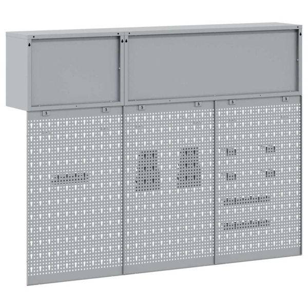 Комплект инструментален шкаф с рафт 5 pcs Червено