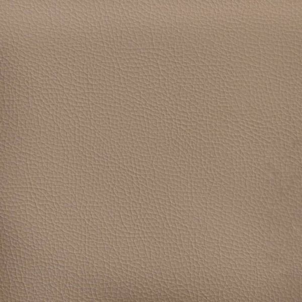 Масажен реклайнер стол с опора за крака, капучино, еко кожа