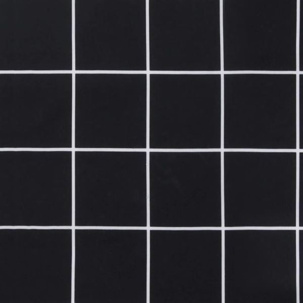 Палетни възглавници, 2 бр, черно каре, текстил