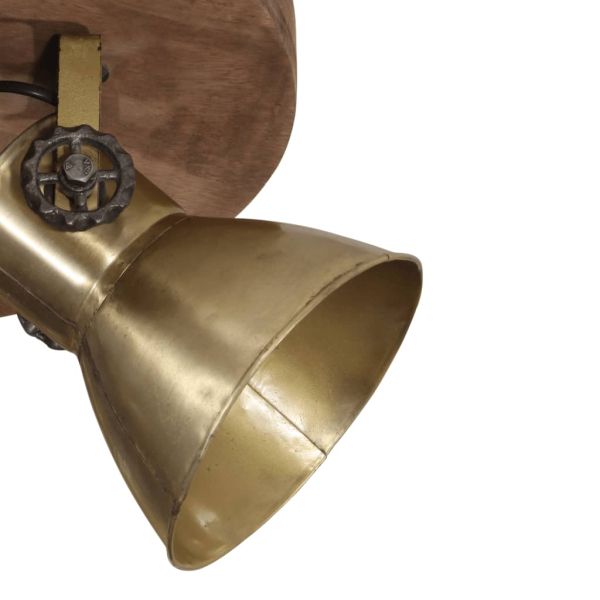 Лампа за таван 25 W, античен месинг, 50x50x25 см, E27