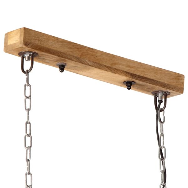 Лампа за таван 25 W състарено синьо 90x24x111 см E27