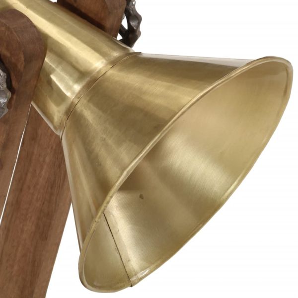 Настолна лампа 25 W, античен месинг, 23x13x52 см, E27