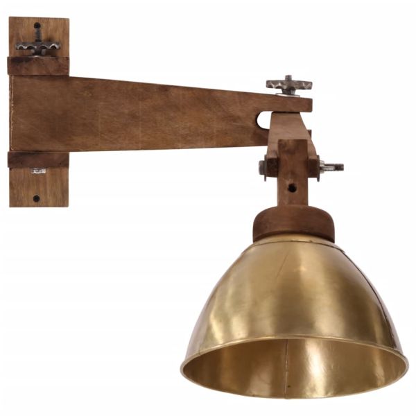 Стенни лампа, 25 W, античен месинг, E27