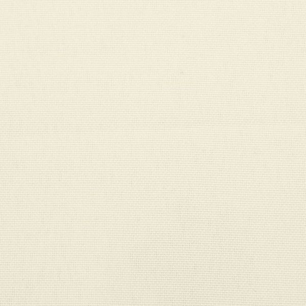 Възглавници за стол ниска облегалка 2 бр кремави Оксфорд плат