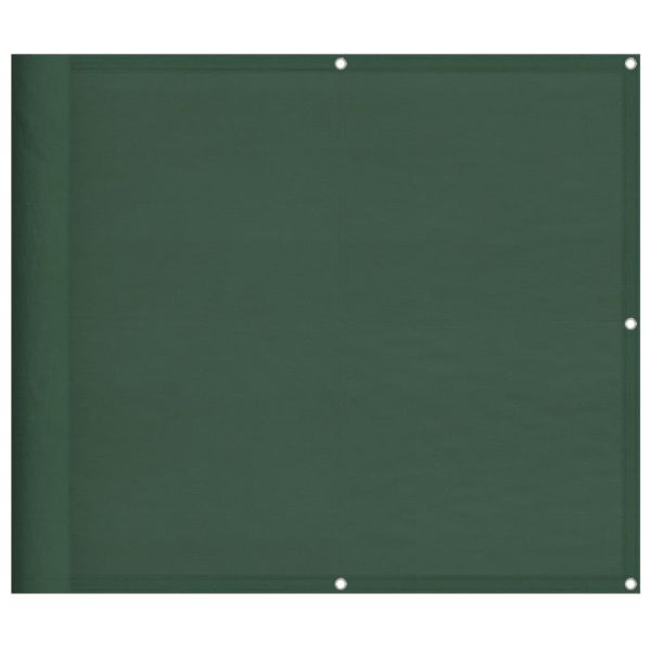 Балконски параван тъмнозелен 90x800 см 100% полиестер оксфорд