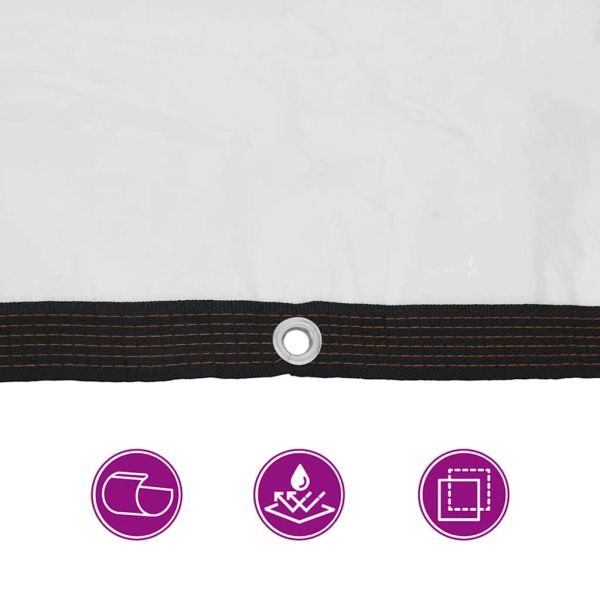 Прозрачен брезент с капси 2х8 м Полиетилен