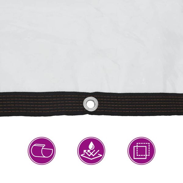 Прозрачен брезент с капси 5x12 m Полиетилен