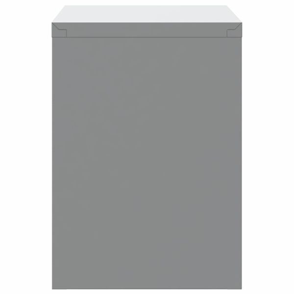 Шкаф за инструменти със съхранение Черен и Сив 50 x 25 x 35 см