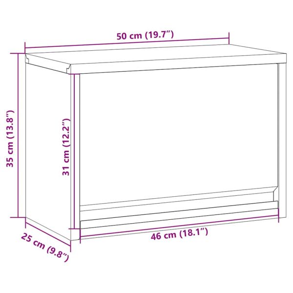 Шкаф за инструменти със съхранение Червен и сив 50 x 25 x 35 см