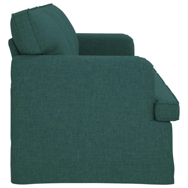 Диван 180cm Тъмен зелен Метал