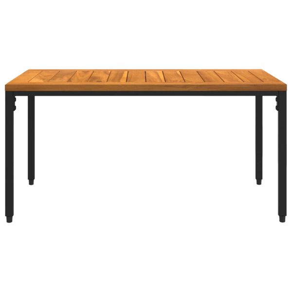 Комплект за външни мебели 4 pcs Черен и Туркоаз ПЕ ратан