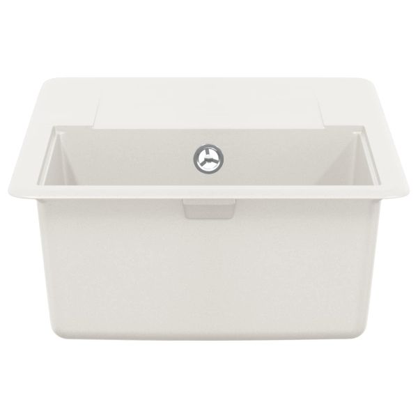 Мивка Бяло 670 x 460 мм 80% Кварц и 20% Смола