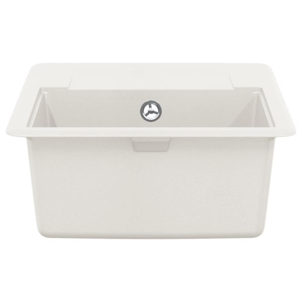 Мивка Бяло 560 x 460 мм 80% Кварц и 20% Смола