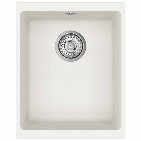 Мивка Бяло 370 x 460 мм 80% Кварц и 20% Смола