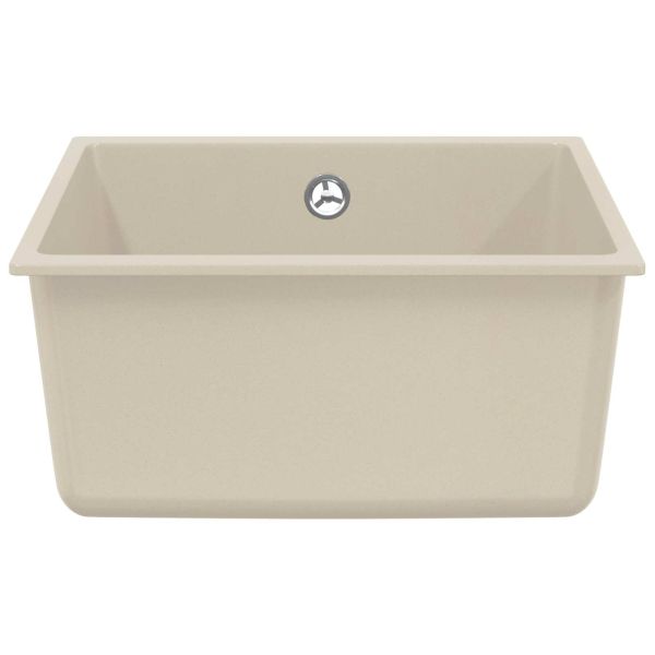 Мивка Бежово 430 x 460 мм 80% Кварц и 20% Смола