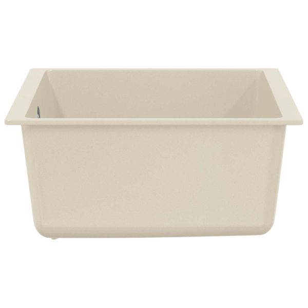 Мивка Бежово 430 x 460 мм 80% Кварц и 20% Смола