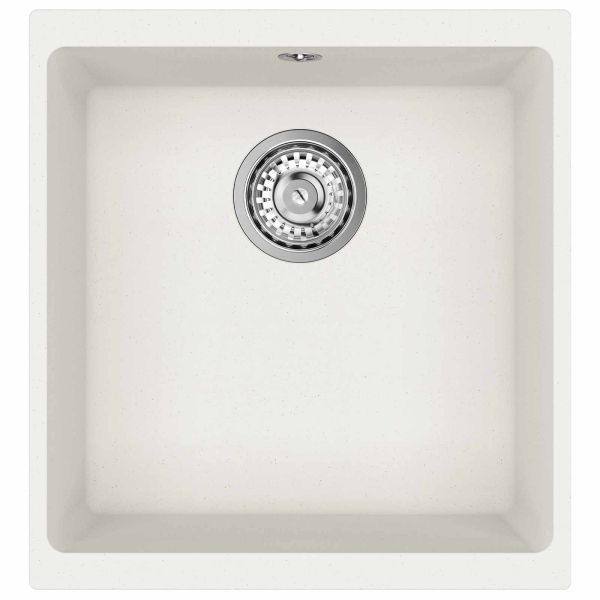 Мивка Бяло 430 x 460 мм 80% Кварц и 20% Смола