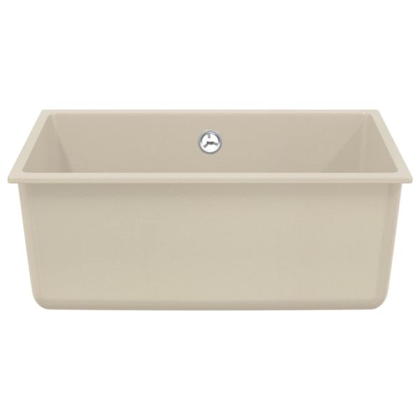 Мивка Бежово 530 x 460 мм 80% Кварц и 20% Смола