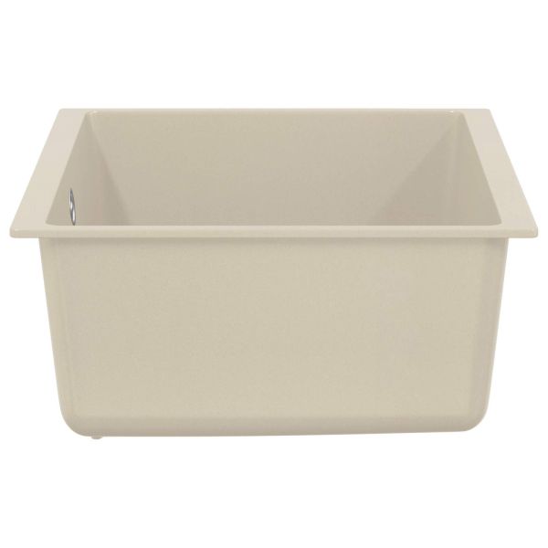 Мивка Бежово 530 x 460 мм 80% Кварц и 20% Смола