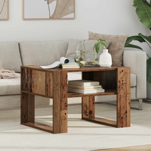 Масичка за кафе Старо дърво 66 x 53 x 45 см Инженерно дърво