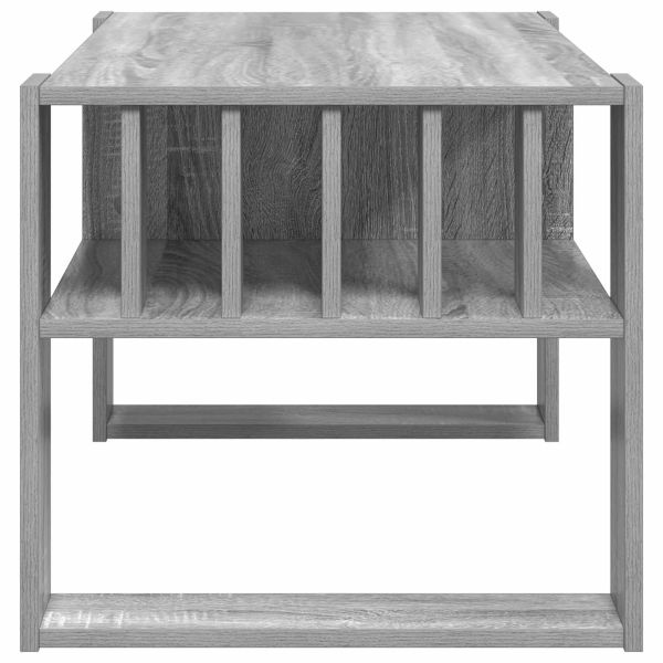 Масичка за кафе Сив Сонома 92 x 49,5 x 45 см Инженерно дърво