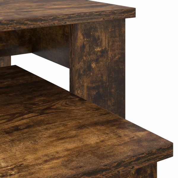 Комплект кафе маса 2 pcs Димян дъб Инженерно дърво