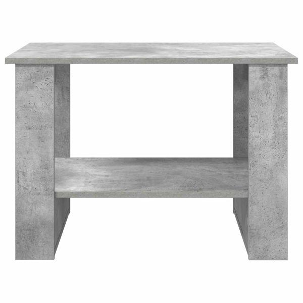 Масичка за кафе Циментено сиво 72 x 50 x 50 см Инженерно дърво