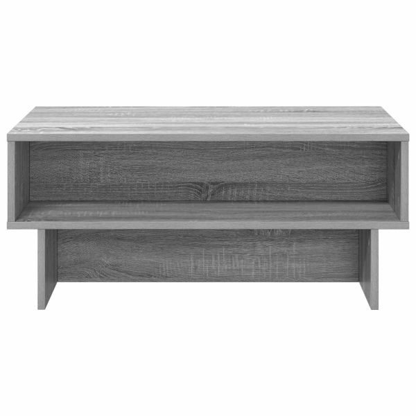 Масичка за кафе Сив Сонома 80 x 46 x 35 см Инженерно дърво