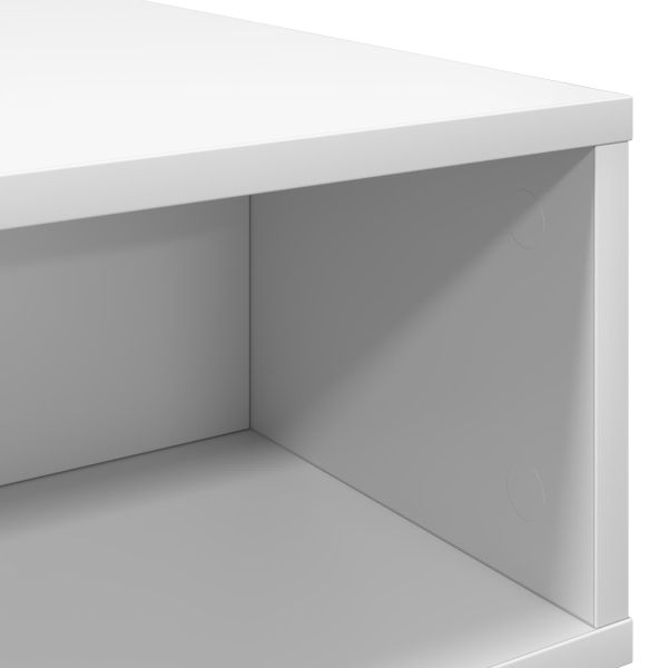 Масичка за кафе Бяло 48 x 46 x 35 см Инженерно дърво