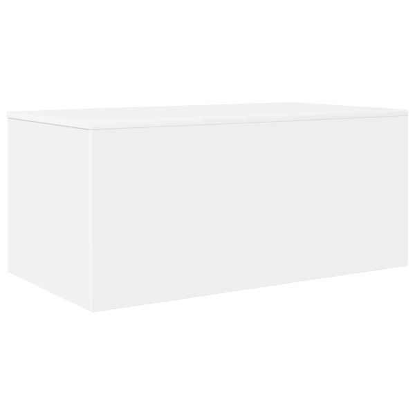 Комплект кафе маса 2 pcs Бяло Инженерно дърво