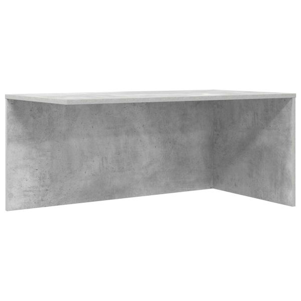 Комплект кафе маса 2 pcs Циментено сиво Инженерно дърво