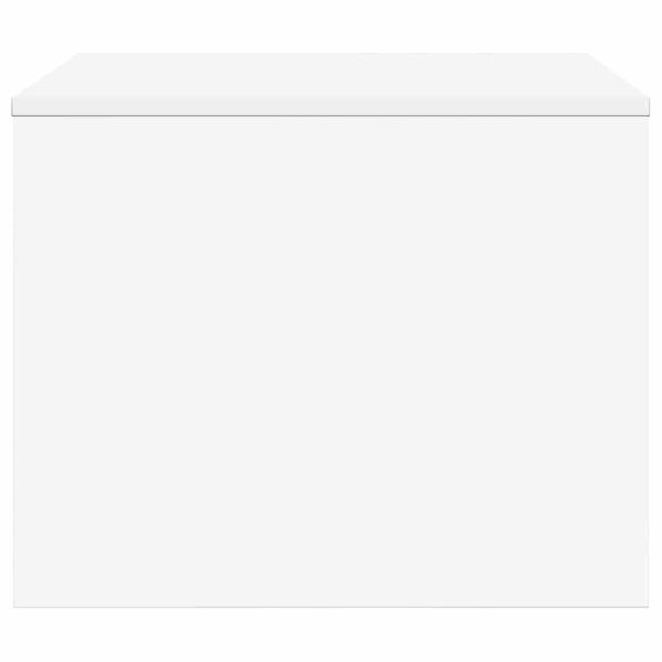 Масичка за кафе Бяло 60 x 50 x 40 см Инженерно дърво