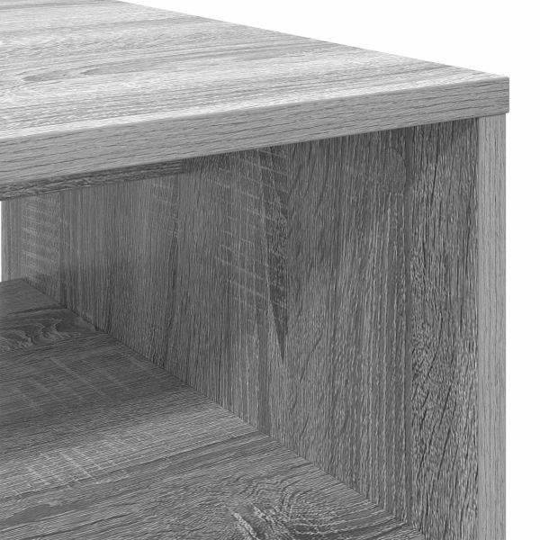 Масичка за кафе Сив Сонома 80 x 50 x 40 cm Инженерно дърво