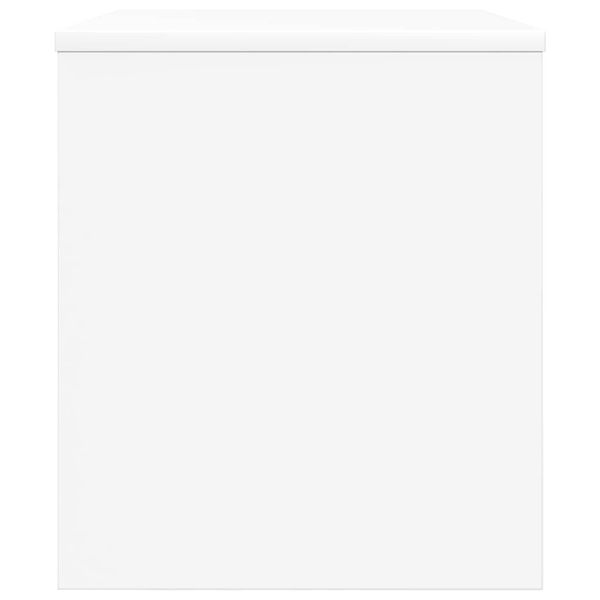 ТВ шкаф Бяло 60 x 35 x 40 см Инженерно дърво