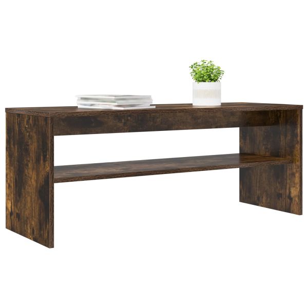 ТВ шкаф Димян дъб 100 x 35 x 40 см Инженерно дърво