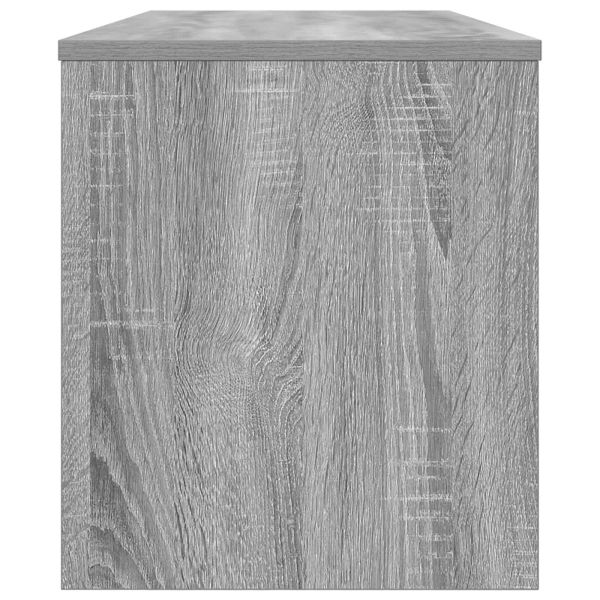ТВ шкаф Сив Сонома 100 x 35 x 40 см Инженерно дърво