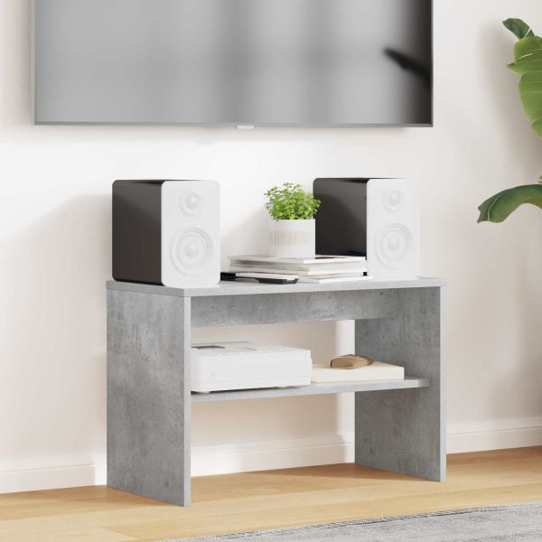 ТВ шкаф Циментено сиво 60 x 30 x 40 см Инженерно дърво